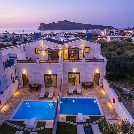 Sun Flower Villas With Sea View Agia Marina Екстериор снимка