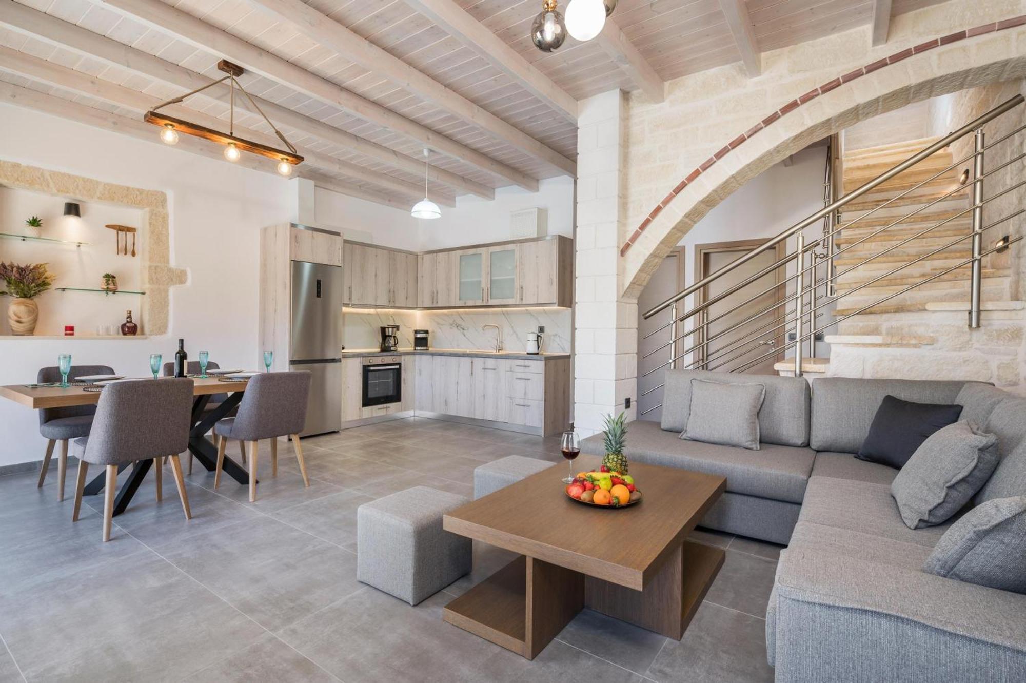 Sun Flower Villas With Sea View Agia Marina Екстериор снимка