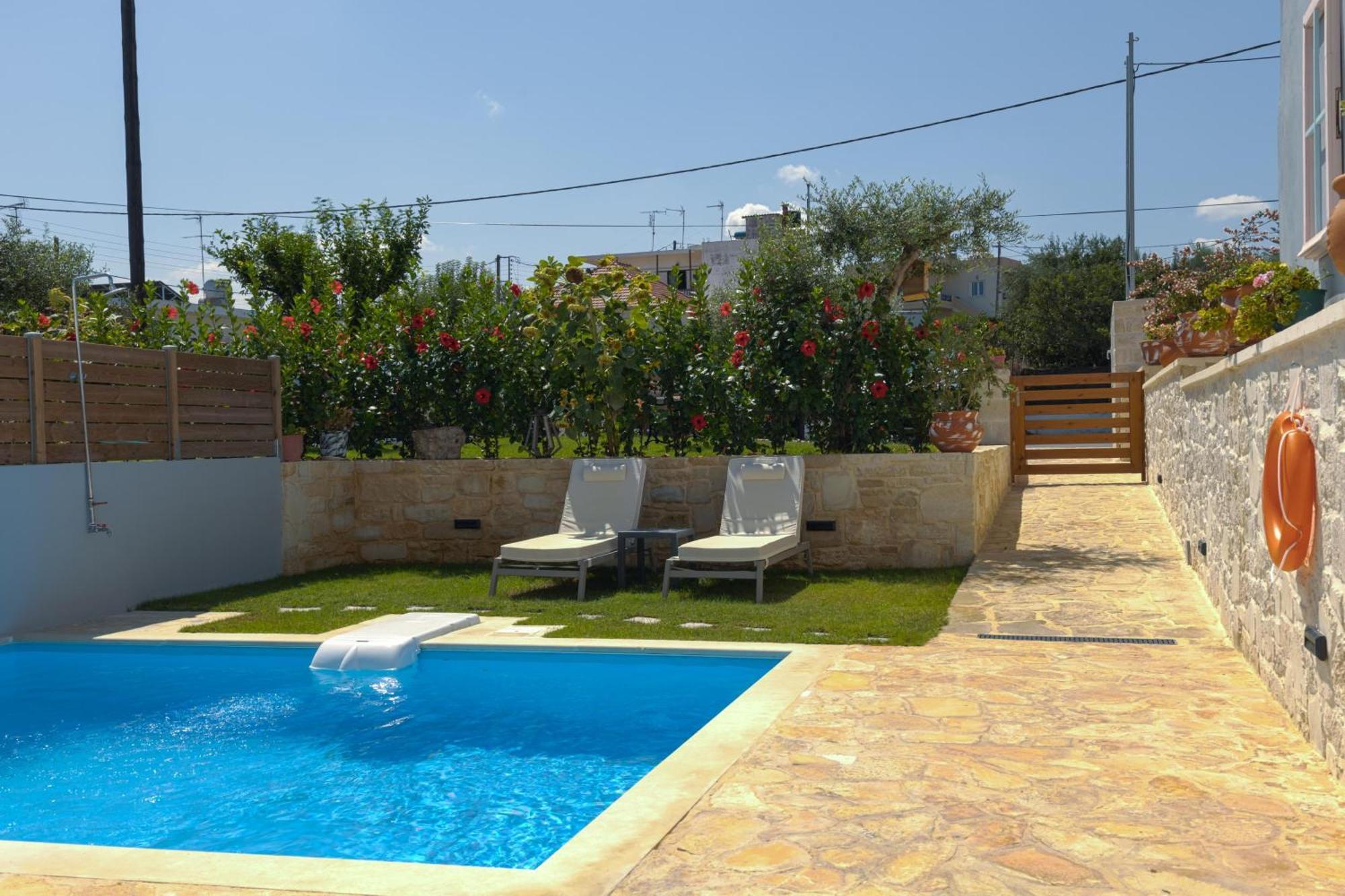Sun Flower Villas With Sea View Agia Marina Екстериор снимка