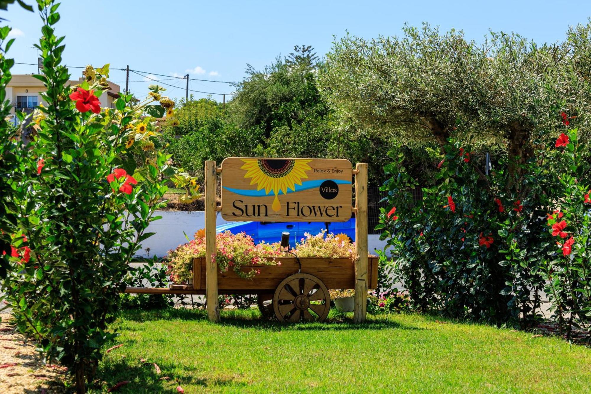 Sun Flower Villas With Sea View Agia Marina Екстериор снимка