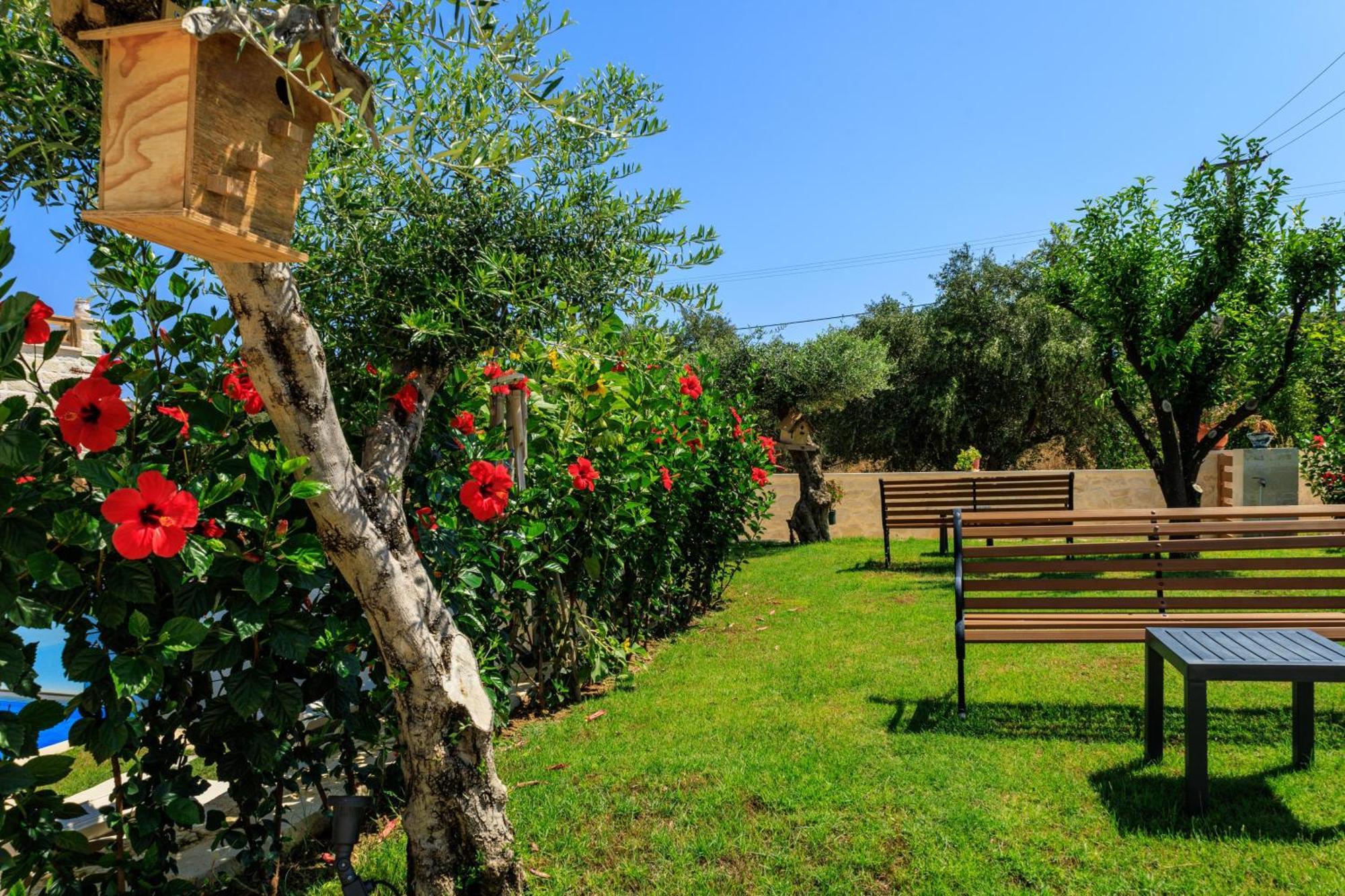Sun Flower Villas With Sea View Agia Marina Екстериор снимка